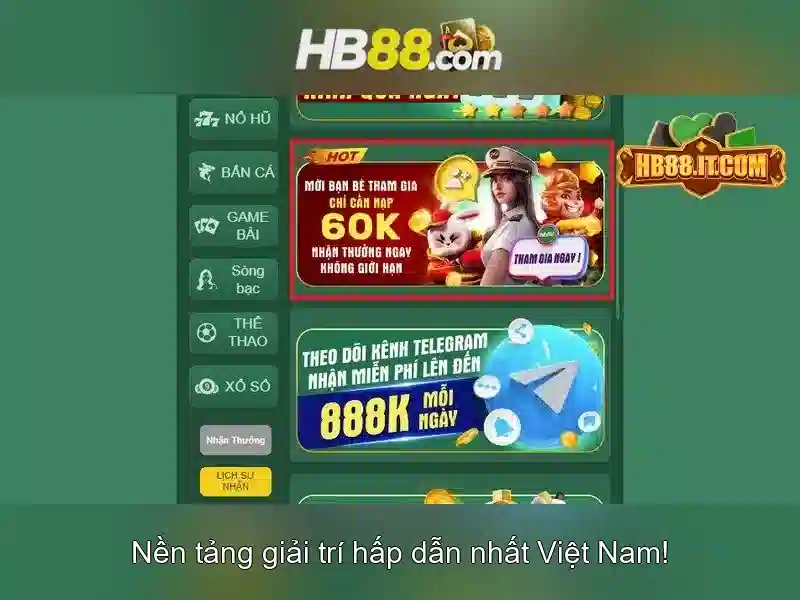 HB88: Nền tảng cá cược trực tuyến nổi tiếng