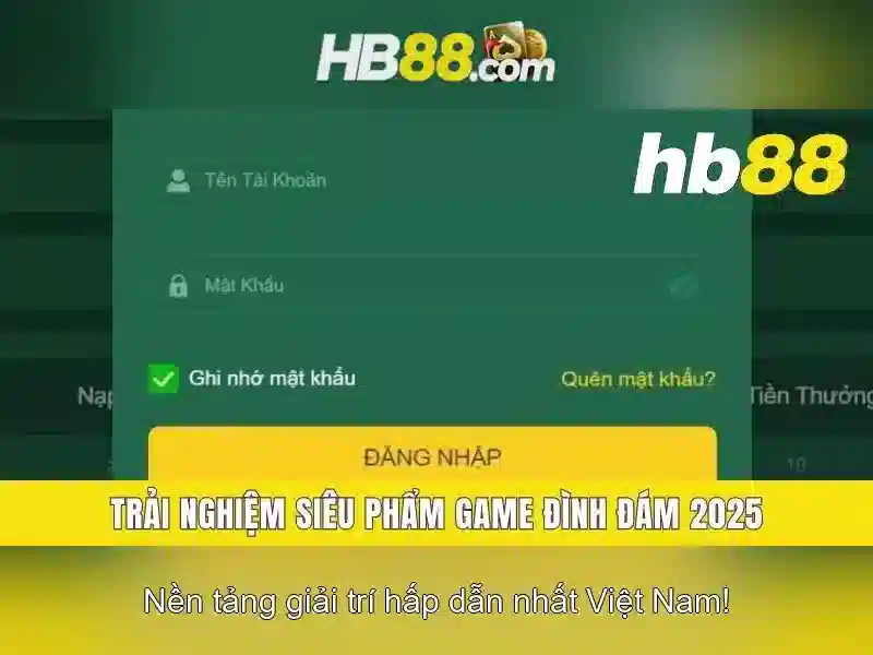 hb88: Nền tảng giải trí trực tuyến và cá cược